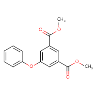 Chemical structure of 1,3-dimethyl 5-phenoxybenzene-1,3-dicarboxylate - CSSB00102617270