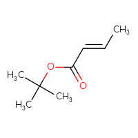 Chemical structure of tert-butyl (2E)-but-2-enoate - CSSB00102629192
