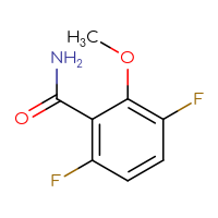 Chemical structure of 3,6-difluoro-2-methoxybenzamide - CSSB00009874766