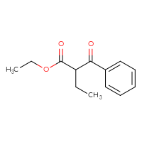 Chemical structure of ethyl 2-benzoylbutanoate - CSSB00000694490