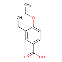 Chemical structure of 4-ethoxy-3-ethylbenzoic acid - CSSB00009846086