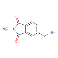 Chemical structure of 5-(aminomethyl)-2-methyl-2,3-dihydro-1H-isoindole-1,3-dione - CSSB00010308803