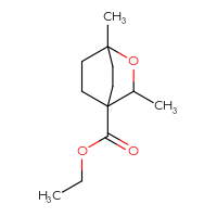 Chemical structure of ethyl 1,3-dimethyl-2-oxabicyclo[2.2.2]octane-4-carboxylate - CSSB14957029604