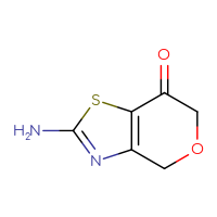 Chemical structure of 2-amino-4H,6H,7H-pyrano[3,4-d][1,3]thiazol-7-one - CSSB00009986431