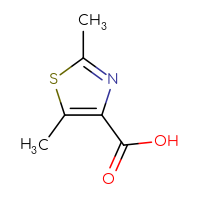 Chemical structure of dimethyl-1,3-thiazole-4-carboxylic acid - CSSB00000763540