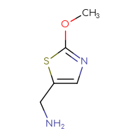 Chemical structure of 1-(2-methoxy-1,3-thiazol-5-yl)methanamine - CSSB00011999948