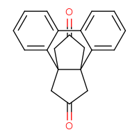 Chemical structure of pentacyclo[12.3.3.0¹,¹⁴.0²,⁷.0⁸,¹³]icosa-2,4,6,8,10,12-hexaene-16,19-dione - CSSB21176551881