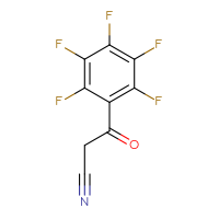 Chemical structure of 3-oxo-3-(2,3,4,5,6-pentafluorophenyl)propanenitrile - CSSB00011323970
