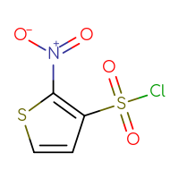 Chemical structure of 2-nitrothiophene-3-sulfonyl chloride - CSSB00000071258