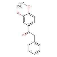Chemical structure of 1-(3,4-dimethoxyphenyl)-2-phenylethan-1-one - CSSB00000018916