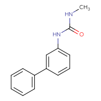 Chemical structure of 1-{[1,1'-biphenyl]-3-yl}-3-methylurea - CSSB00035488783