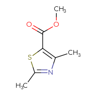 Chemical structure of methyl 2,4-dimethyl-1,3-thiazole-5-carboxylate - CSSB00000148583