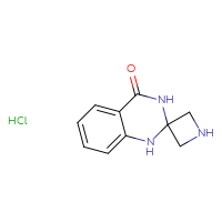 Chemical structure of 3',4'-dihydro-1'H-spiro[azetidine-3,2'-quinazolin]-4'-one hydrochloride - CSSB00132302271