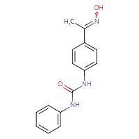 Chemical structure of 3-{4-[1-(hydroxyimino)ethyl]phenyl}-1-phenylurea - CSSB00000739241
