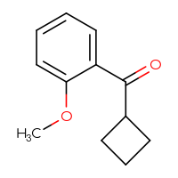 Chemical structure of cyclobutyl(2-methoxyphenyl)methanone - CSSB00011996981