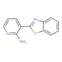 Chemical structure of 3-(1,3-benzothiazol-2-yl)pyridin-2-amine - CSSB00108876610