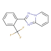 Chemical structure of 2-[2-(trifluoromethyl)phenyl]-[1,2,4]triazolo[1,5-a]pyridine - CSSB00998935618