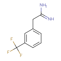 Chemical structure of 2-[3-(trifluoromethyl)phenyl]ethanimidamide - CSSB00000245942