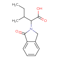 Chemical structure of 3-methyl-2-(1-oxo-2,3-dihydro-1H-isoindol-2-yl)pentanoic acid - CSSB00015185472