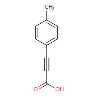 Chemical structure of 3-(4-methylphenyl)prop-2-ynoic acid - CSSB00011892727