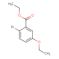 Chemical structure of ethyl 2-bromo-5-ethoxybenzoate - CSSB06261475483