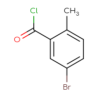 Chemical structure of 5-bromo-2-methylbenzoyl chloride - CSSB00012257315