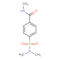 Chemical structure of 4-(dimethylsulfamoyl)-N-methylbenzamide - CSSB00000250535