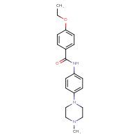 Chemical structure of 4-ethoxy-N-[4-(4-methylpiperazin-1-yl)phenyl]benzamide - CSSB00105300511