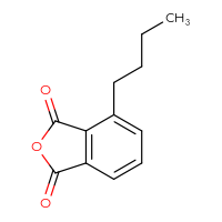 Chemical structure of 4-butyl-1,3-dihydro-2-benzofuran-1,3-dione - CSSB06587622474