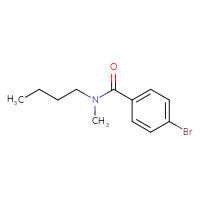 Chemical structure of 4-bromo-N-butyl-N-methylbenzamide - CSSB00000191912