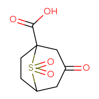 Chemical structure of 3,8,8-trioxo-8λ⁶-thiabicyclo[3.2.1]octane-1-carboxylic acid - CSSB00102887804