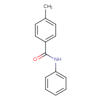 Chemical structure of 4-methyl-N-phenylbenzamide - CSSB00000249605