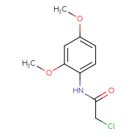 Chemical structure of 2-chloro-N-(2,4-dimethoxyphenyl)acetamide - CSSB00000182996