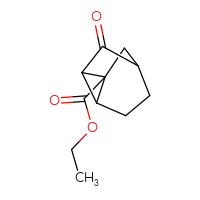 Chemical structure of ethyl 6-oxotricyclo[3.2.1.0²,⁷]octane-1-carboxylate - CSSB09740914387