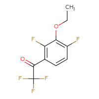 Chemical structure of 1-(3-ethoxy-2,4-difluorophenyl)-2,2,2-trifluoroethan-1-one - CSSB21103684089