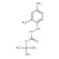 Chemical structure of N'-(2,4-dimethylphenyl)(tert-butoxy)carbohydrazide - CSSB00010413016