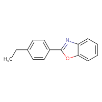 Chemical structure of 2-(4-ethylphenyl)-1,3-benzoxazole - CSSB00025760184