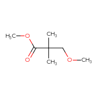 Chemical structure of methyl 3-methoxy-2,2-dimethylpropanoate - CSSB00012610574