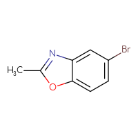Chemical structure of 5-bromo-2-methyl-1,3-benzoxazole - CSSB00009816932