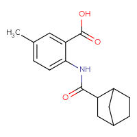 Chemical structure of 2-{bicyclo[2.2.1]heptane-2-amido}-5-methylbenzoic acid - CSSB00000702091