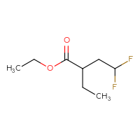 Chemical structure of ethyl 2-ethyl-4,4-difluorobutanoate - CSSB00030729807