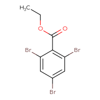 Chemical structure of ethyl 2,4,6-tribromobenzoate - CSSB00010149544