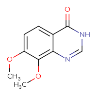 Chemical structure of 7,8-dimethoxy-3,4-dihydroquinazolin-4-one - CSSB00010125425