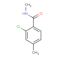 Chemical structure of 2-chloro-N,4-dimethylbenzamide - CSSB00000188180