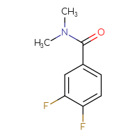 Chemical structure of 3,4-difluoro-N,N-dimethylbenzamide - CSSB00000194201