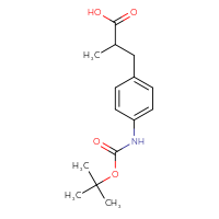Chemical structure of 3-(4-{[(tert-butoxy)carbonyl]amino}phenyl)-2-methylpropanoic acid - CSSB00049804407