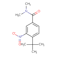 Chemical structure of 4-tert-butyl-N,N-dimethyl-3-nitrobenzamide - CSSB00103791790