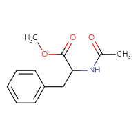 Chemical structure of methyl 2-acetamido-3-phenylpropanoate - CSSB00000253422
