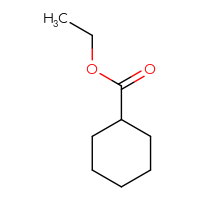 Chemical structure of ethyl cyclohexanecarboxylate - CSSB00000170149
