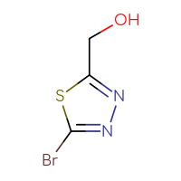 Chemical structure of (5-bromo-1,3,4-thiadiazol-2-yl)methanol - CSSB00011858813